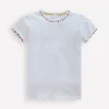 Oberteile & T-shirts | Boden Ali T-Shirt mit Puffärmeln und Bommelbesatz- Weiß