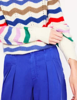 Pullover & Strickjacken | Boden Alice Flauschiger Raglanpullover- Regenbogen