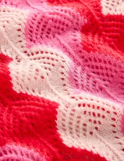 Pullover & Strickjacken | Boden Alice Flauschiger Raglanpullover-Mohnblumenrot/ Kreide/ Prickelndes Pink Mohnblumenrot/Kreide/PrickelndesPink