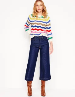 Pullover & Strickjacken | Boden Alice Flauschiger Raglanpullover- Regenbogen
