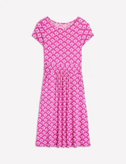 Kleider & Jumpsuits | Knielang | Boden Amelie Jerseykleid-Prickelndes Pink, Wolkenterrasse PrickelndesPink,Wolkenterrasse