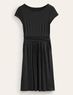 Kleider & Jumpsuits | Knielang | Boden Amelie Jerseykleid-Schwarz