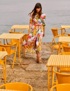 Kleider & Jumpsuits | Kleider In Petite | Boden Amy Midi-Hemdblusenkleid aus Baumwolle-Bunt, Sonnenschein Bunt,Sonnenschein