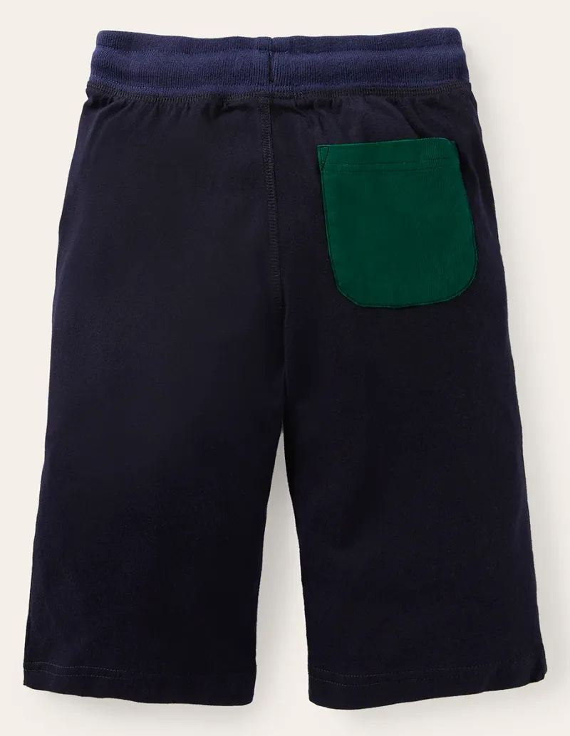 Shorts | Boden Baggyshorts aus Jersey- Schuluniform-Marineblau