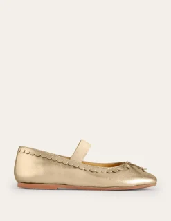 Schuhe, Turnschuhe & Sandalen | Boden Ballerinas aus Leder-Antikes Messing AntikesMessing