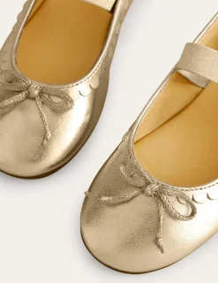 Schuhe, Turnschuhe & Sandalen | Boden Ballerinas aus Leder-Antikes Messing AntikesMessing