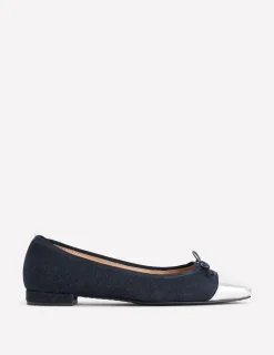 Flache Schuhe | Boden Ballerinas mit Zehenkappe-Heller Used Look HellerUsedLook