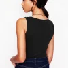 T-shirts & Tops | Oberteile | Boden Basic-Top mit tiefem Rundhalsausschnitt- Schwarz