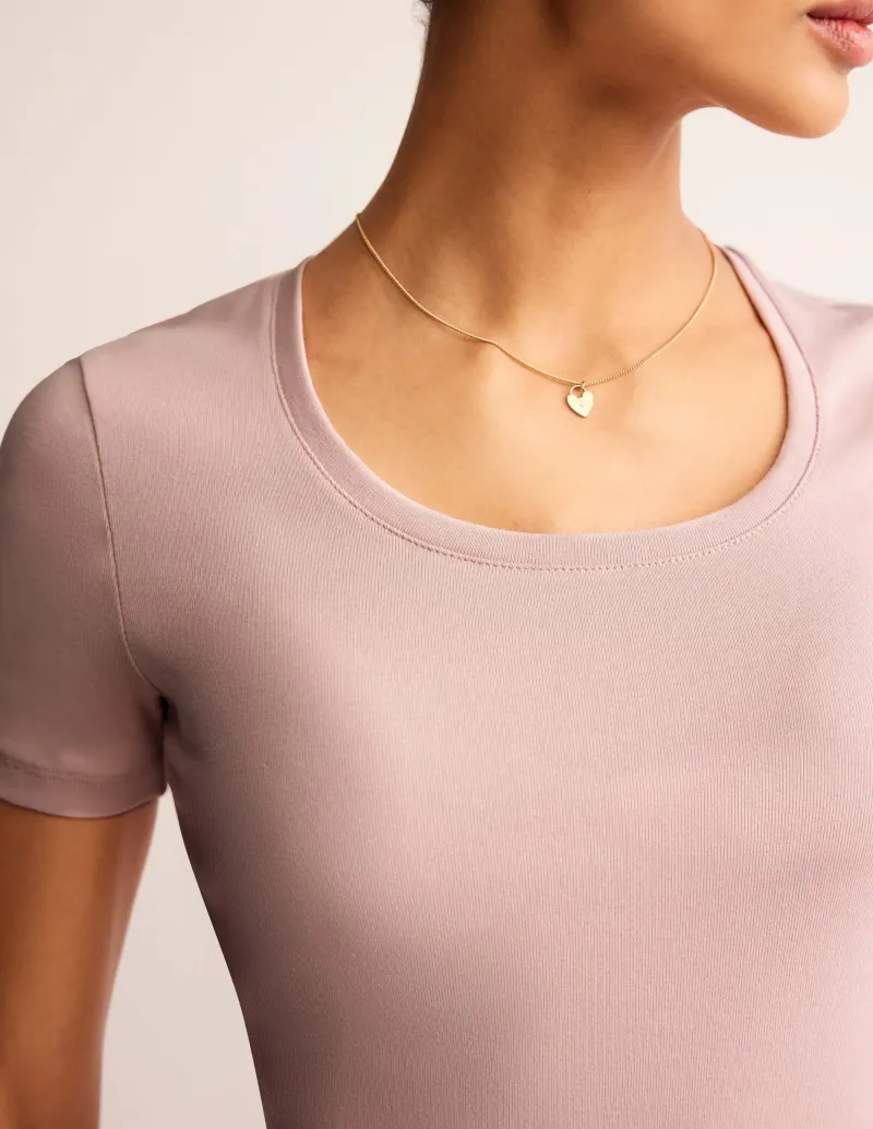 Nachtwäsche & Schlafanzüge | T-shirts & Tops | Boden Basic-T-Shirt aus Jersey- Milchshake