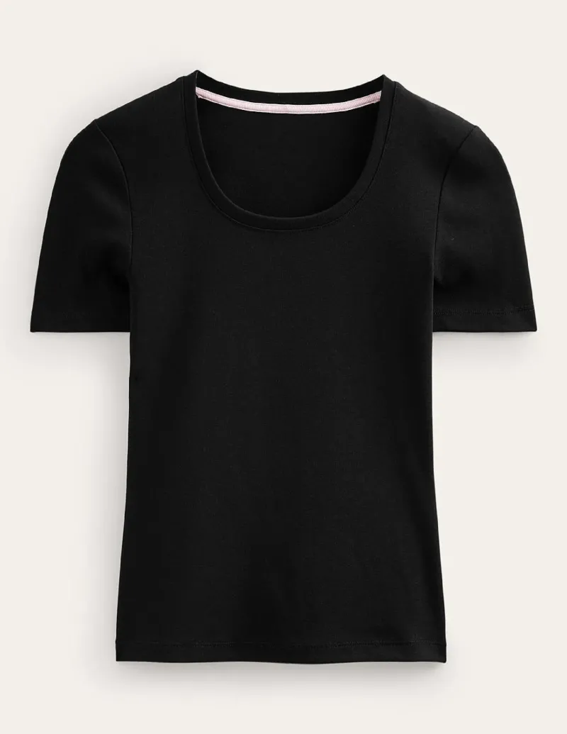 Nachtwäsche & Schlafanzüge | T-shirts & Tops | Boden Basic-T-Shirt aus Jersey- Schwarz