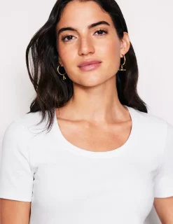 Nachtwäsche & Schlafanzüge | T-shirts & Tops | Boden Basic-T-Shirt aus Jersey- Weiß