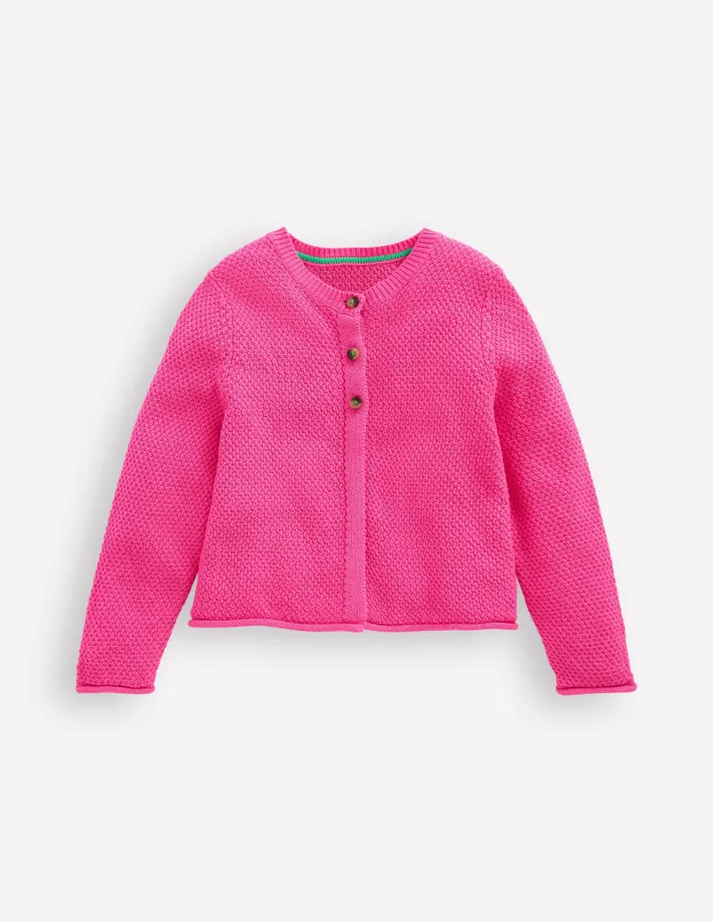 Pullover & Strickjacken | Boden Baumwoll-Strickjacke für den Alltag- Sorbet-Rosa