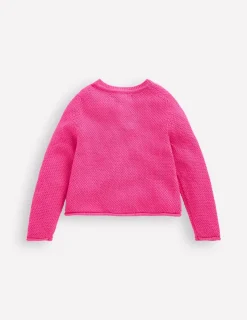 Pullover & Strickjacken | Boden Baumwoll-Strickjacke für den Alltag- Sorbet-Rosa
