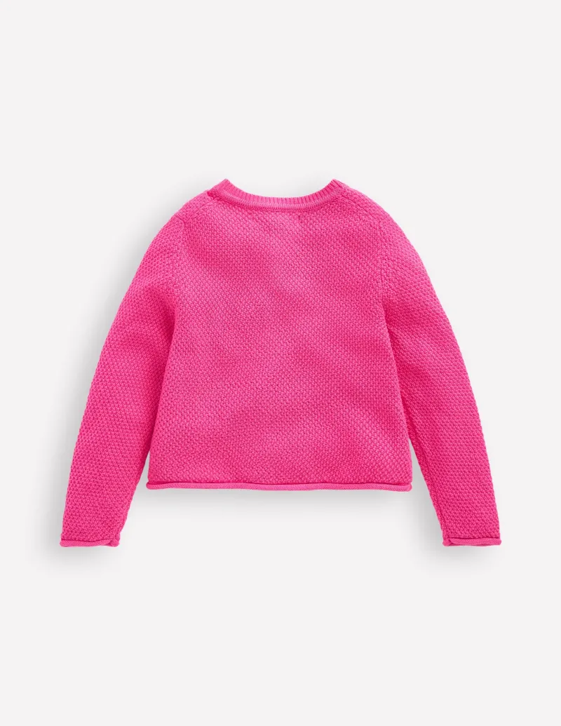 Pullover & Strickjacken | Boden Baumwoll-Strickjacke für den Alltag- Sorbet-Rosa
