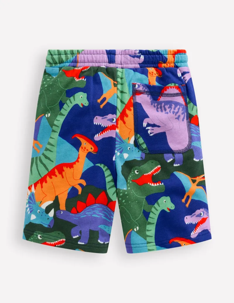 Shorts | Boden Bedruckte Shorts mit bequemer Passform-Bunt Dinosaurier Tarnmuster BuntDinosaurierTarnmuster