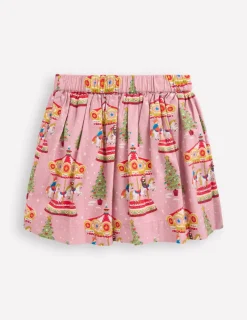 Röcke | Boden Bedruckter Tellerrock zum Hineinschlüpfen-Vintage-Rosa Karussell Vintage-RosaKarussell