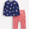 Strampler & Spielanzüge | Boden Bedrucktes Jungen-Set-Steuerbordblau Möwen SteuerbordblauMöwen