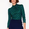 Oberteile | T-shirts & Tops | Boden Bedrucktes Oberteil mit gesmoktem Ausschnitt-Arctic Baubles ArcticBaubles