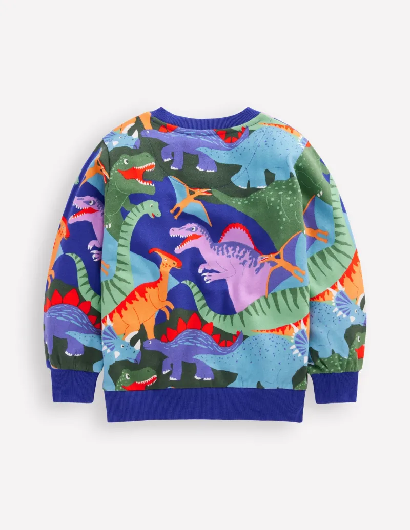 Sweatshirts & Fleeces | Oberteile & T-shirts | Boden Bedrucktes Sweatshirt-Bunt Dino Tarnmuster BuntDinoTarnmuster