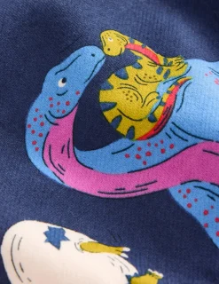 Sweatshirts & Fleeces | Oberteile & T-shirts | Boden Bedrucktes Sweatshirt-Bunt Dino-Familie BuntDino-Familie