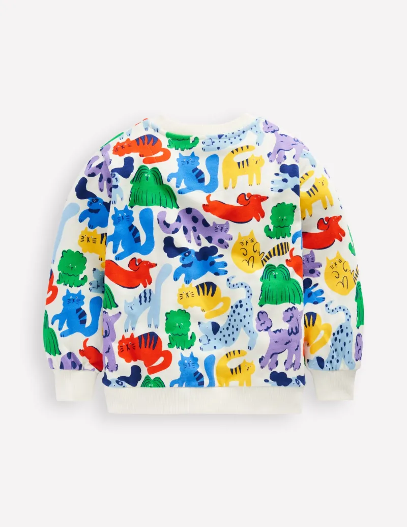 Sweatshirts & Fleeces | Oberteile & T-shirts | Boden Bedrucktes Sweatshirt-Regenbogen Haustiere RegenbogenHaustiere