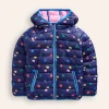 Mäntel & Jacken | Boden Bequem verstaubare, wattierte Jacke-Schuluniform-Marineblau Regenbogen Äpfel Schuluniform-MarineblauRegenbogenÄpfel