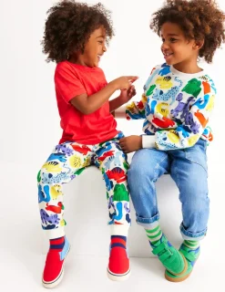 Jogginghosen | Boden Bequeme Jogginghose mit Druck-Regenbogen Haustiere RegenbogenHaustiere