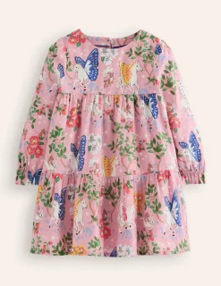 Kleider | Boden Betsy Stufenkleid zum Herumwirbeln-Vintage Rosa Zauberwald VintageRosaZauberwald