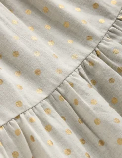 Kleider | Boden Betsy Stufenkleid zum Herumwirbeln-Hafer/Gold Punkte Hafer/GoldPunkte