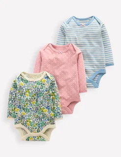 Oberteile & T-shirts | Boden Bodys für Mädchen im 3er-Pack-Küken Blumenmuster KükenBlumenmuster