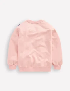 Hoodies & Kapuzenpullis | Oberteile & T-shirts | Boden Bouclé-Sweatshirt mit Grafik-Kreiderosa Herzen KreiderosaHerzen