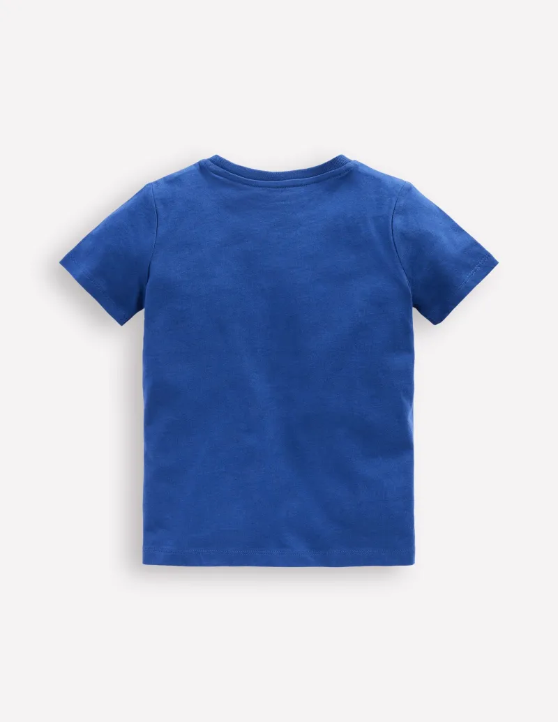 Oberteile & T-shirts | Boden Bouclé-T-Shirt-Segelblau, Hunde Segelblau,Hunde
