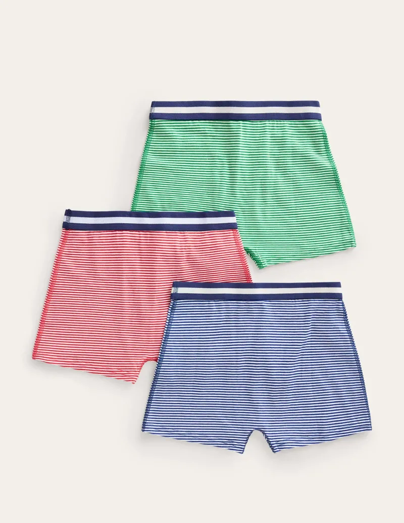 Socken & Unterwäsche | Boden Boxershorts im 3er-Pack-Bunt Feine Streifen BuntFeineStreifen