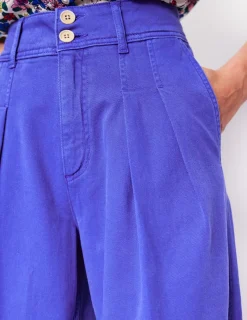 Hosen | Boden Brompton Hose mit weitem Bein-Leuchtendes Blau LeuchtendesBlau