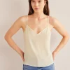 Oberteile | Boden Camisole-Oberteil aus Seide-Ivory and Navy Spot IvoryandNavySpot