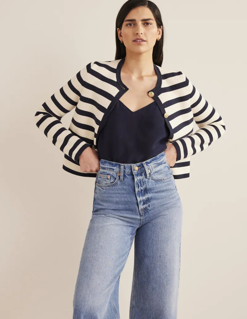 Oberteile | Boden Camisole-Oberteil aus Seide-Aqua Marine Marl AquaMarineMarl