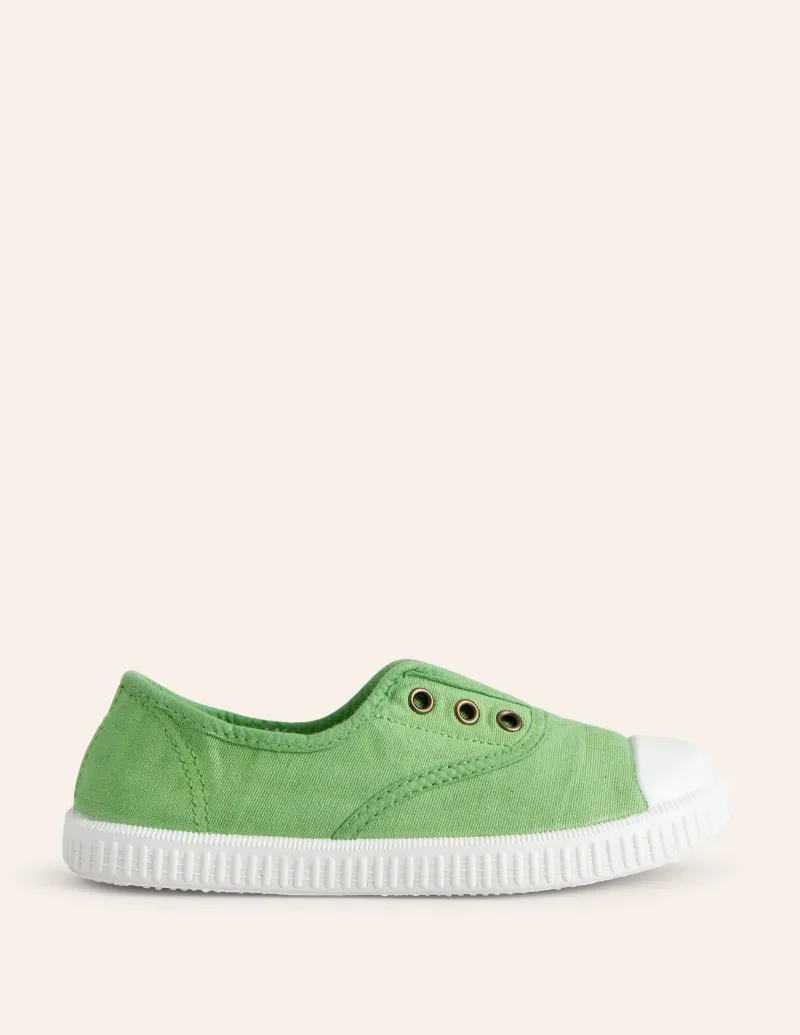 Schuhe, Turnschuhe & Sandalen | Boden Canvas-Schuhe zum Hineinschlüpfen- Erbsengrün