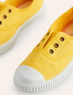 Schuhe, Turnschuhe & Sandalen | Boden Canvas-Schuhe zum Hineinschlüpfen-Sanftes Zitrone SanftesZitrone