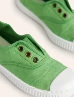 Schuhe, Turnschuhe & Sandalen | Boden Canvas-Schuhe zum Hineinschlüpfen- Erbsengrün