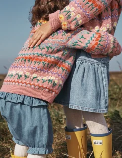 Hosen & Leggings | Boden Chambray-Pumphose für Mädchen-Helles Vintageblau HellesVintageblau