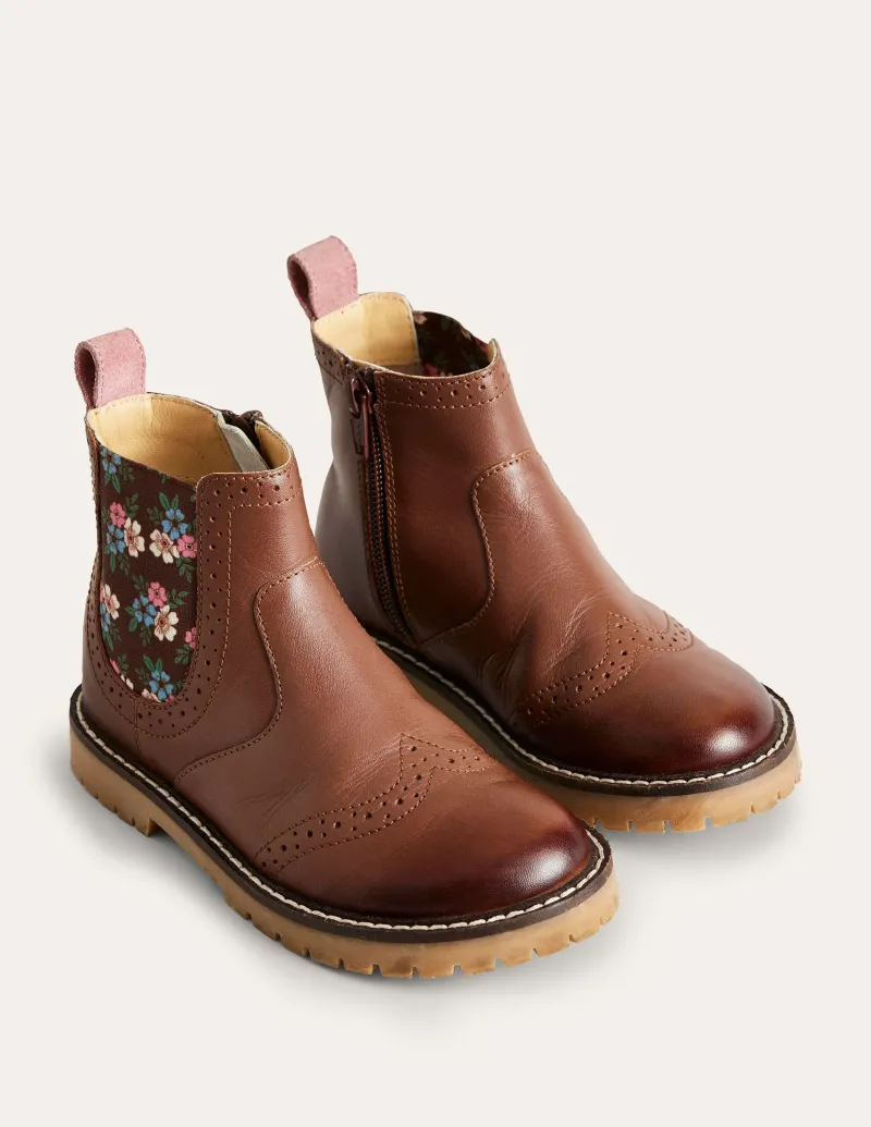 Schuhe, Turnschuhe & Sandalen | Boden Chelsea-Stiefel aus Leder- Hellbraun