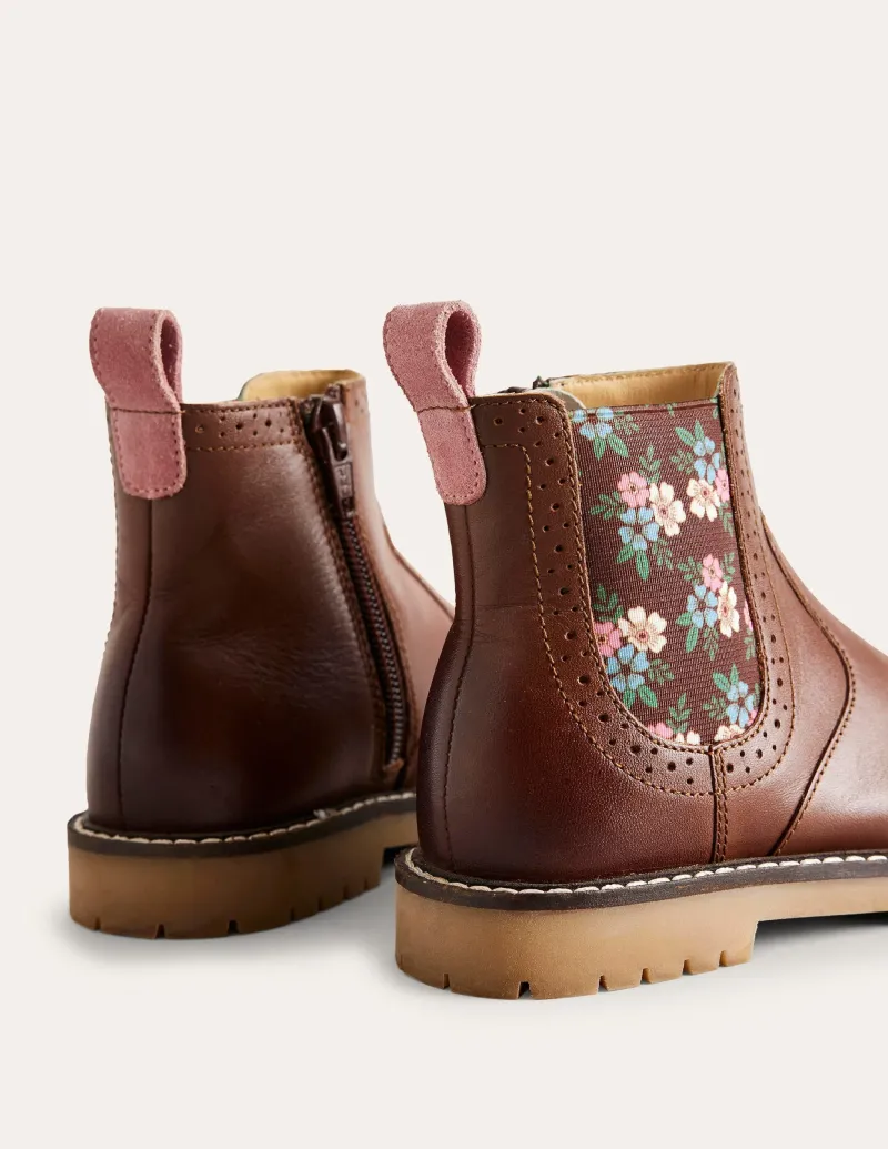 Schuhe, Turnschuhe & Sandalen | Boden Chelsea-Stiefel aus Leder- Hellbraun