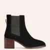 Stiefel | Absatzschuhe | Boden Chelsea-Stiefel mit Blockabsatz- Schwarz