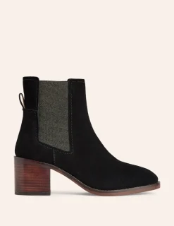 Stiefel | Absatzschuhe | Boden Chelsea-Stiefel mit Blockabsatz- Schwarz