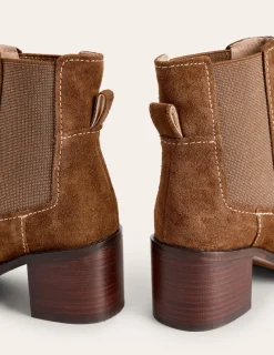 Absatzschuhe | Stiefel | Boden Chelsea-Stiefel mit Blockabsatz- Black