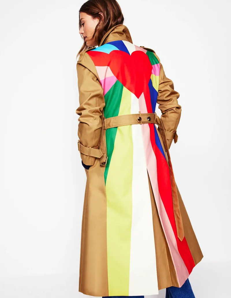 Mäntel & Jacken | Boden Cheltenham Trenchcoat-Bunt, Herzspektrum Bunt,Herzspektrum