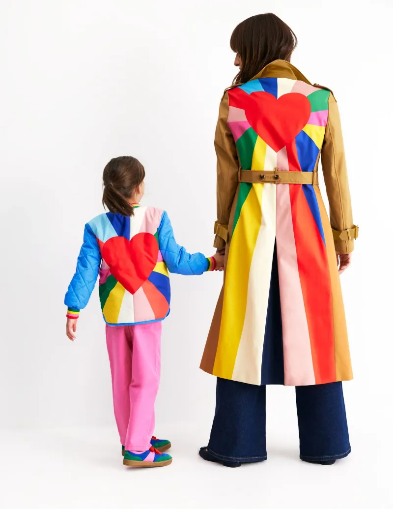 Mäntel & Jacken | Boden Cheltenham Trenchcoat-Bunt, Herzspektrum Bunt,Herzspektrum