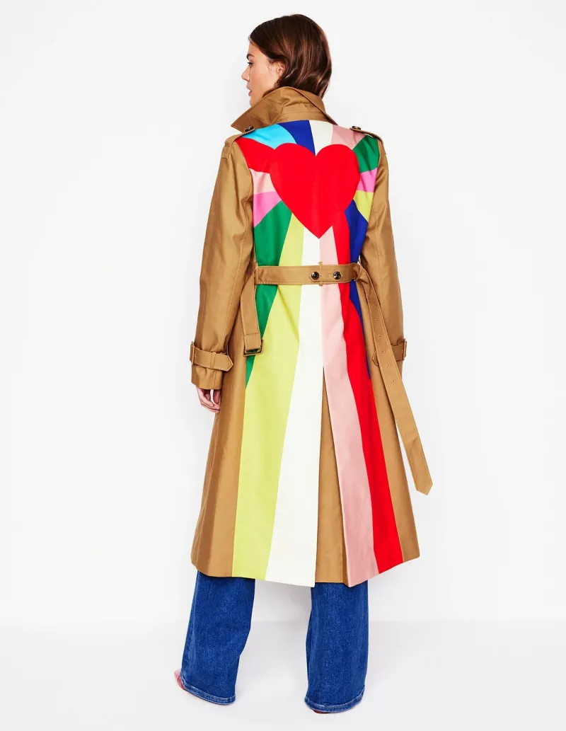 Mäntel & Jacken | Boden Cheltenham Trenchcoat-Bunt, Herzspektrum Bunt,Herzspektrum