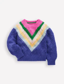 Pullover & Strickjacken | Boden Chevron-Pullover-Blau/Rosa Chevron Blau/RosaChevron