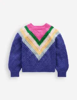 Pullover & Strickjacken | Boden Chevron-Pullover-Blau/Rosa Chevron Blau/RosaChevron